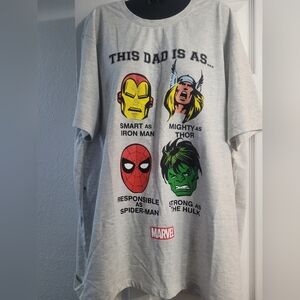 Marvel Gray Graphic T-Shirt